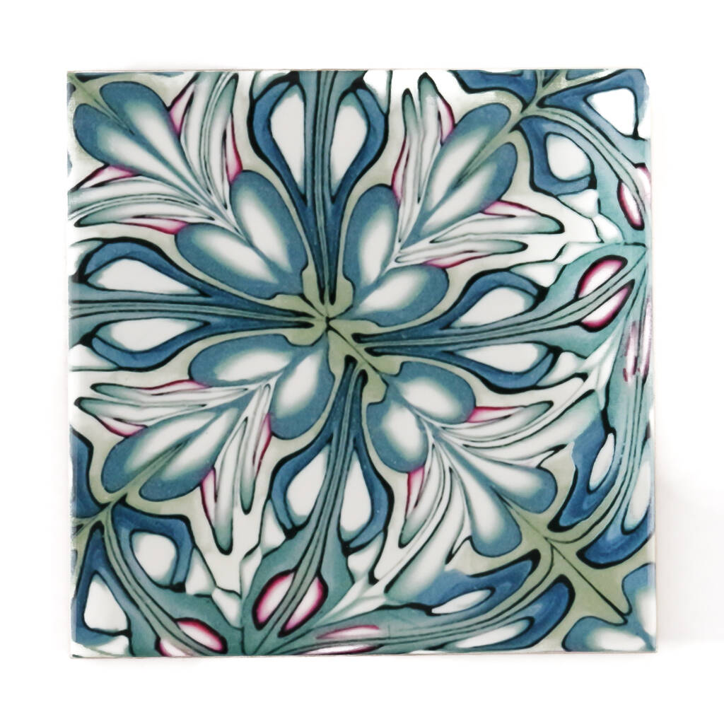 'Flourishing Garden' Ceramic Tile, 1 of 10