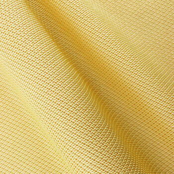 Pastel Yellow Diamond End Knitted Neck Tie In 100% Soft Polyester, 2 of 11