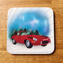 Set Of Four Classic Car Coasters Gift, thumbnail 2 of 11