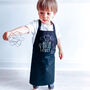 Personalised Dad Son Daughter Matching Aprons, thumbnail 4 of 6