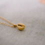 Tiny Cowrie Shell Necklace, thumbnail 2 of 4