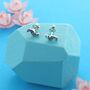 Petite Feet Stud Earrings, thumbnail 1 of 2