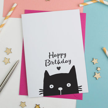 Personalised Happy Birthday Cat Card, 2 of 7