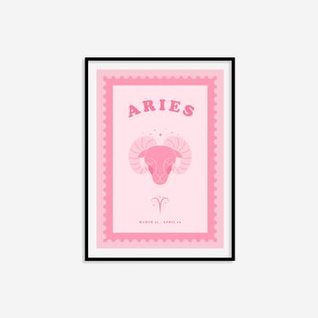 Children's Aries Zodiac Print, 6 of 7