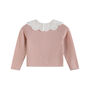 Esme Pink Collar Cardigan, thumbnail 2 of 10