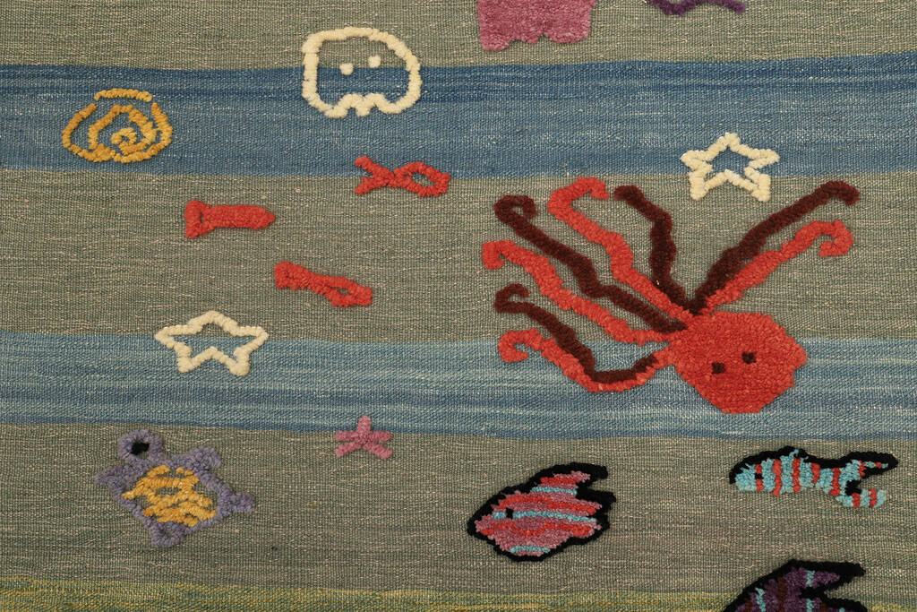 Under The Sea Children's Rug By Mini Knots