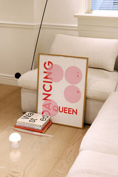 Dancing Queen Music Inspired Giclée Art Print, 3 of 5