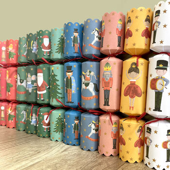 Twelve Colourful Traditional Christmas Crackers, 4 of 7