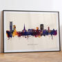 Bedford Skyline Cityscape Art Print, thumbnail 6 of 12