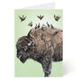 Bison Birthday Card, thumbnail 2 of 6