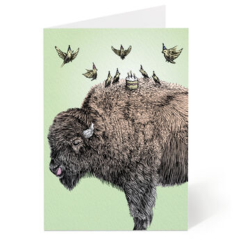 Bison Birthday Card, 2 of 6