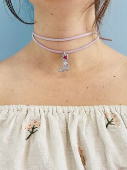 Silver And Pink Cowboy Boot Charm Necklace / Cowgirl Jewellery / Disco Western Gift / Nashville Bachelorette Accessory / Rodeo Statement, 9 of 11
