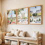Set Of Three Paris, France Watercolour Prints, thumbnail 5 of 8