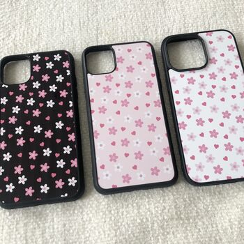 Flower And Hearts Phone Case, 2 of 2