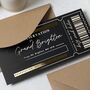 Personalised Hotel Reservation Gift Voucher Gold Foil, thumbnail 4 of 9