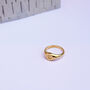 18k Gold Vermeil Or Sterling Silver Happy Ring, thumbnail 7 of 8