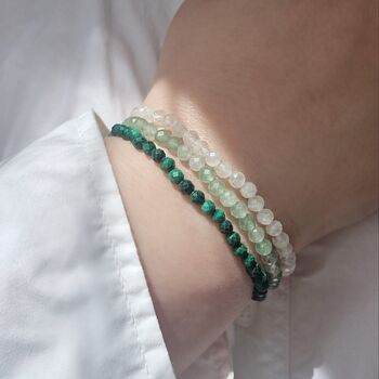 Malachite Crystal Bracelet A Gift For Protection, 3 of 5