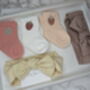 Strawberry Socks And Knotted Bows Baby Gift Set, thumbnail 2 of 2