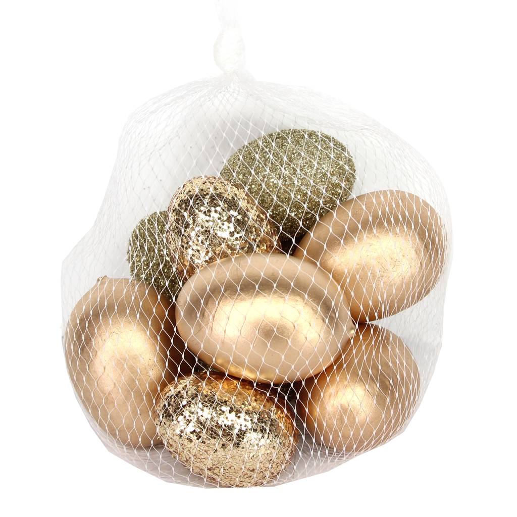 Gold Glitter Easter Egg Decorations By The Chicken And The Egg