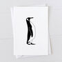 Penguin Gift Wrap Pack With Card Option, thumbnail 4 of 7