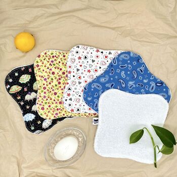 Wavy Reusable Cotton Face Wipes, 2 of 7