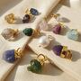 Raw Natural Birthstone Charm Gift Necklace, thumbnail 3 of 4