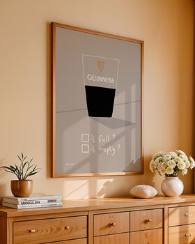 Guinness Half Full Print, 4 of 10