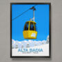 Alta Badia Ski Resort Poster, thumbnail 1 of 6