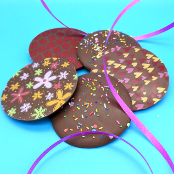 Mother's Day Giant Decorated Milk Chocolate Buttons, 3 of 8