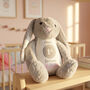 Personalised 1st Birthday Soft Bunny Toy, thumbnail 3 of 4