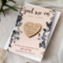 Elegant Blush Pink Save The Date Magnet, thumbnail 6 of 8