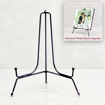 The Wedding Of Personalised Rock Photo Slate Wedding Gift, 5 of 6