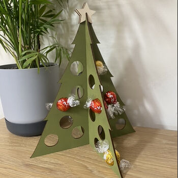 Christmas Tree Advent Calendar For Chocolates, 5 of 5