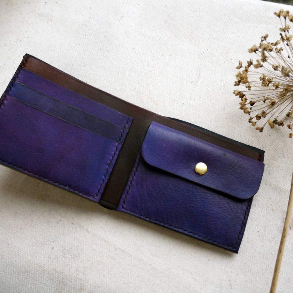 Customisable Leather Wallet By Tori Lo Leather | notonthehighstreet.com