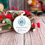 Christmas Ceramic Ornament With Custom Name, thumbnail 1 of 7