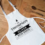 Personalised Family Christmas Aprons Festive Baking And Cooking Gift, thumbnail 4 of 5
