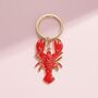 You Are My Lobster Enamel Keyring Or Bag Charm, thumbnail 2 of 3