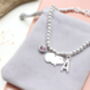 Guinea Pig Personalised Charm Bracelet, thumbnail 7 of 10
