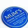 Personalised Blue Plaque Mouse Mat For Mum, thumbnail 5 of 5