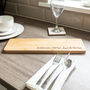 Personalised Home Sweet Home Bamboo Serving Board, thumbnail 2 of 5