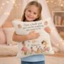 Kids Personalised Fairy Book Pocket Cushion, thumbnail 1 of 4