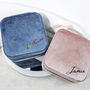 Personalised Velvet Jewelry Box, thumbnail 2 of 7