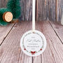 Personalised Our First Christmas Engaged Gift Ornament, thumbnail 5 of 7