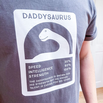 Personalised My Dinosaur Family T Shirt Set, 4 of 7