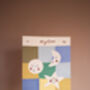 Personalised Illustrated Name Print With Moons And Stars And Patchwork, thumbnail 7 of 11