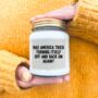 Funny Donald Trump Meme Scented Soy Candle Gift, thumbnail 1 of 5