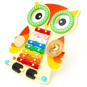 Wooden Owl Musical Instrument Set, 2 of 12
