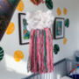 Personalised Mixed Fringe Cloud Wall Hanging, thumbnail 1 of 9