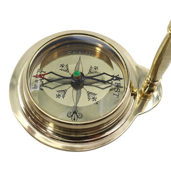 Custom Engraved Rotating Balance Desk Clock – 49th Birthday And Father's Day Gift For Him, 7 of 12