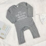 Personalised New To The Tribe Babygrow, thumbnail 7 of 11